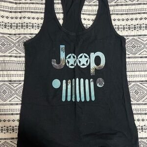 Black Jeep Tank Top